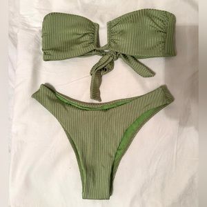 Monday swimwear ribbed St Martinique top and Byron bottom